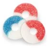 Albanese Freedom Rings Red, White & Blue Gummy Rings: 4.5LB Bag -Candy Store albanese freedom rings red white and blue gummy rings 4 5lb bag candy warehouse 1