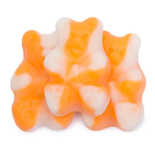 Albanese Orange Cream Bearsicles Gummy Bears: 5LB Bag 3 Albanese Orange Cream Bearsicles Gummy Bears: 5LB Bag