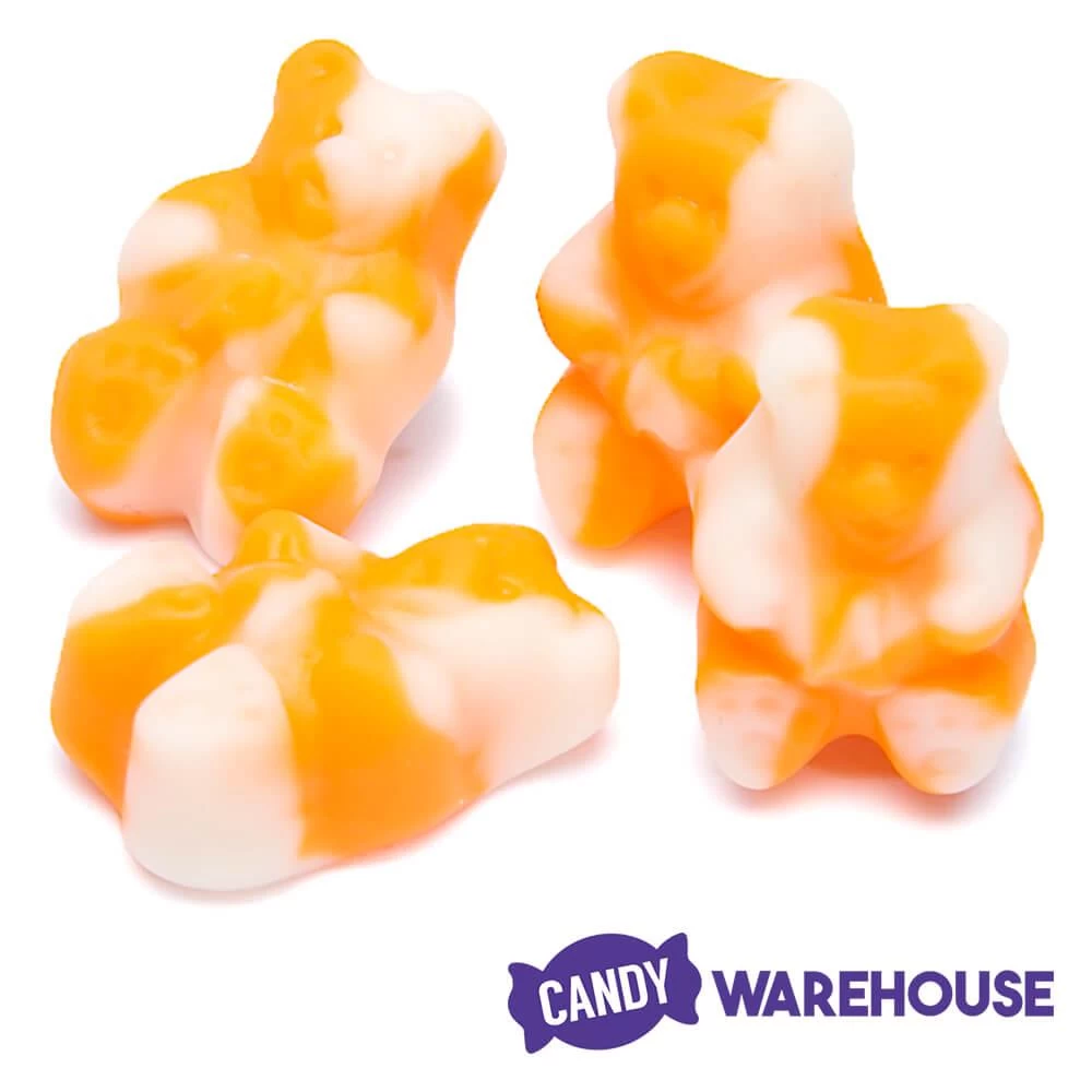 Albanese Orange Cream Bearsicles Gummy Bears: 5LB Bag 4 Albanese Orange Cream Bearsicles Gummy Bears: 5LB Bag - Image 2