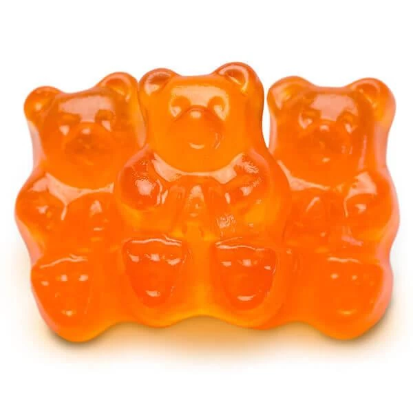 Albanese Orange Gummy Bears: 5LB Bag 3 Albanese Orange Gummy Bears: 5LB Bag