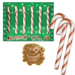 Archie McPhee Gravy Candy Canes: 6-Piece Box -Candy Store archie mcphee gravy candy canes 6 piece box candy warehouse 3