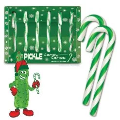 Archie McPhee Pickle Candy Canes: 6-Piece Box 7 Archie McPhee Pickle Candy Canes: 6-Piece Box -Candy Store archie mcphee pickle candy canes 6 piece box candy warehouse 3