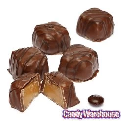 Asher's Milk Chocolate Covered Vanilla Caramels: 6LB Box -Candy Store asher s milk chocolate covered vanilla caramels 6lb box candy warehouse 3