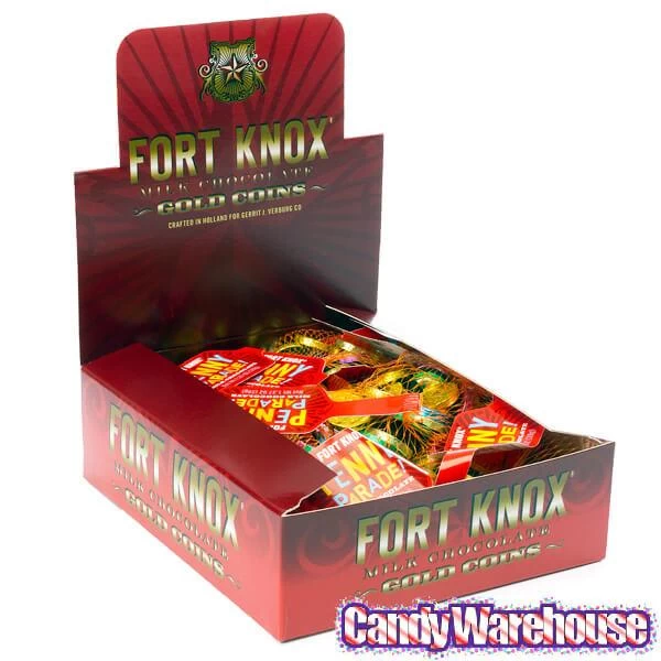 Assorted Colors Foiled Milk Chocolate Penny Parade Coins In Mesh Bags: 20-Piece Box 5 Assorted Colors Foiled Milk Chocolate Penny Parade Coins In Mesh Bags: 20-Piece Box - Image 3