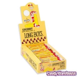 Atkinson Coconut Long Boys Candy: 48-Piece Display -Candy Store atkinson coconut long boys candy 48 piece display candy warehouse 3 b297315a a610 4da9 98b5 956da8b6718f