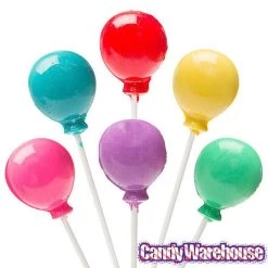 Balloons Hard Candy Lollipops: 12-Piece Pack -Candy Store balloons hard candy lollipops 12 piece pack candy warehouse 3 649c9195 9fa9 4167 abd4 243f82601f72