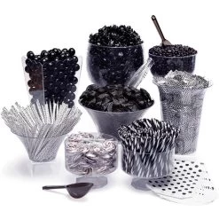 Black Candy Buffet Kit: 25 To 50 Guests