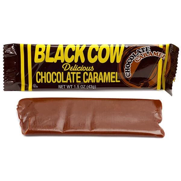 Black Cow Chocolate Caramel Candy Bars: 24-Piece Box 3 Black Cow Chocolate Caramel Candy Bars: 24-Piece Box