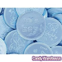 Blue Foiled Baby Boy Milk Chocolate Coins: 1LB Bag -Candy Store blue foiled baby boy milk chocolate coins 1lb bag candy warehouse 4 c9236fca 1cc5 43bc a9f9 06edbae5cc8b