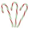 Bobs Sweet Stripes Red, White And Green Peppermint Candy Canes: 12-Piece Box