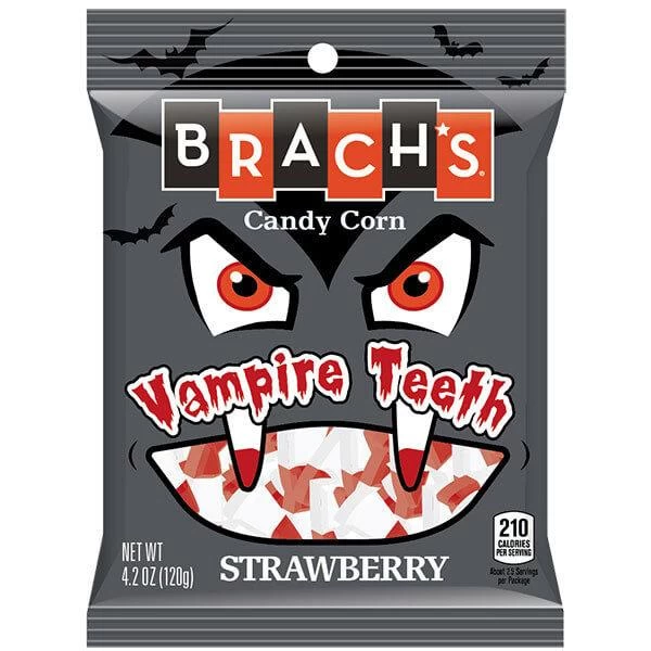 Brach's Vampire Teeth Strawberry Candy Corn: 3LB Box 3 Brach's Vampire Teeth Strawberry Candy Corn: 3LB Box