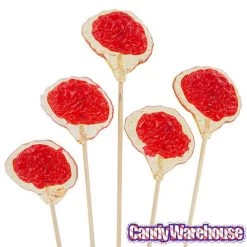Brain Hard Candy Lollipops: 12-Piece Bag 9 Brain Hard Candy Lollipops: 12-Piece Bag -Candy Store brain hard candy lollipops 12 piece bag candy warehouse 4