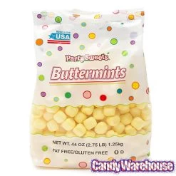 Butter Mints Creams - Yellow: 2.75LB Bag 7 Butter Mints Creams - Yellow: 2.75LB Bag -Candy Store butter mints creams yellow 2 75lb bag candy warehouse 3