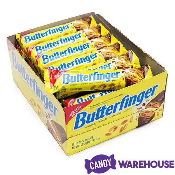 Butterfinger Candy Bars: 36-Piece Box 5 Butterfinger Candy Bars: 36-Piece Box - Image 3