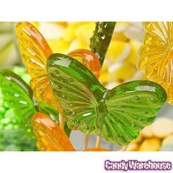 Butterfly Hard Candy Lollipops: 12-Piece Bag -Candy Store butterfly hard candy lollipops 12 piece bag candy warehouse 3