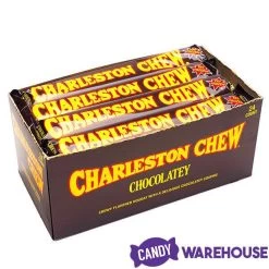 Charleston Chew Candy Bars - Chocolate: 24-Piece Box -Candy Store charleston chew candy bars chocolate 24 piece box candy warehouse 4