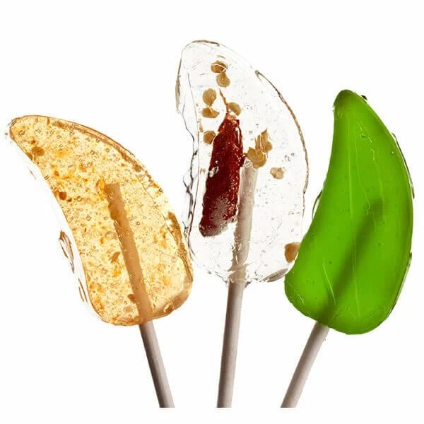Chili Lix Pepper Shaped Lollipops: 36-Piece Box 3 Chili Lix Pepper Shaped Lollipops: 36-Piece Box