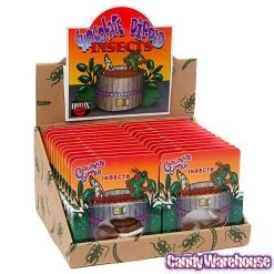 Chocolate Covered Insects Packs: 24-Piece Box -Candy Store chocolate covered insects packs 24 piece box candy warehouse 3 280e8ad0 6262 442f bd74 343fd156cd05