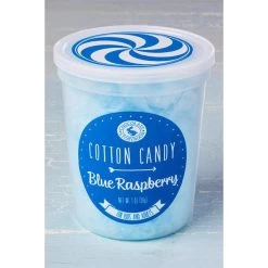 Chocolate Storybook Cotton Candy - Blue Raspberry: 1-Ounce Tub -Candy Store chocolate storybook cotton candy blue raspberry 1 ounce tub candy warehouse 3