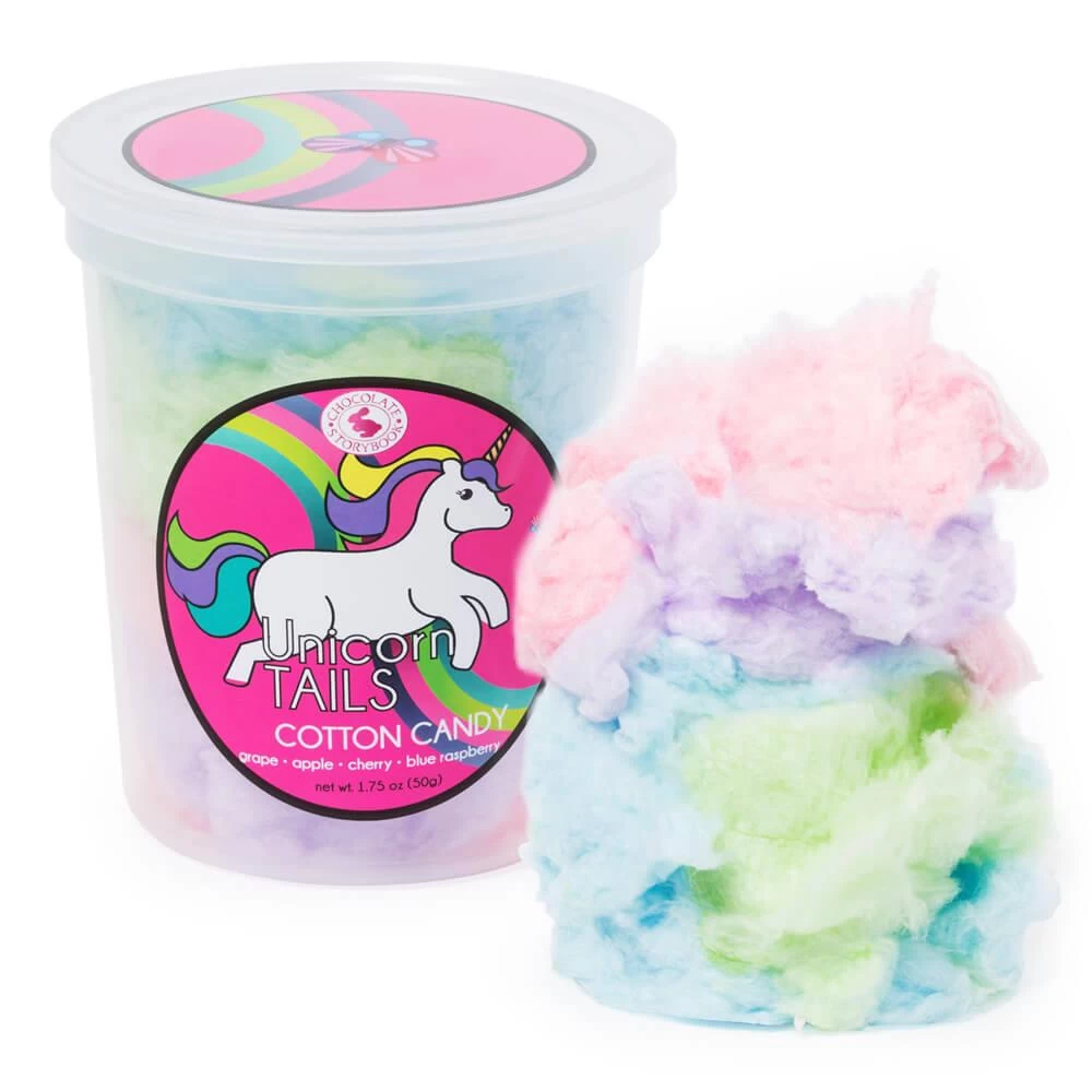 Chocolate Storybook Cotton Candy - Unicorn Tail: 1-Ounce Tub 3 Chocolate Storybook Cotton Candy - Unicorn Tail: 1-Ounce Tub