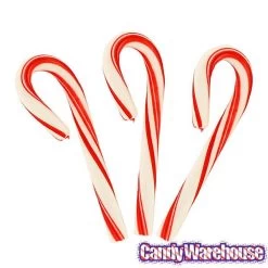 Christmas Peppermint Mini Candy Canes: 240-Piece Box -Candy Store christmas peppermint mini candy canes 240 piece box candy warehouse 3