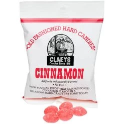 Claeys Hard Candy Drops Bags - Cinnamon: 12-Piece Box