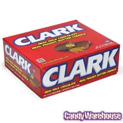 Clark Candy Bars: 24-Piece Box -Candy Store clark candy bars 24 piece box candy warehouse 2