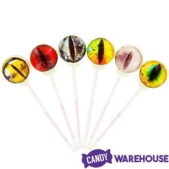 Creature Eyes Lollipops: 6-Piece Gift Pack 14 Creature Eyes Lollipops: 6-Piece Gift Pack -Candy Store creature eyes lollipops 6 piece gift pack candy warehouse 6