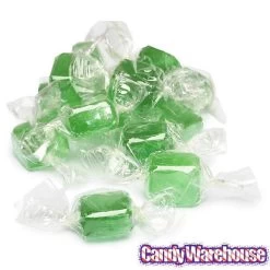Cubes Hard Candy - Green Apple: 3LB Bag -Candy Store cubes hard candy green apple 3lb bag candy warehouse 3