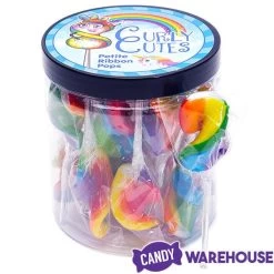 CurlyCutes Petite Crystal Ribbon Pops - Rainbow Cherry: 20-Piece Jar 9 CurlyCutes Petite Crystal Ribbon Pops - Rainbow Cherry: 20-Piece Jar -Candy Store curlycutes petite crystal ribbon pops rainbow cherry 20 piece jar candy warehouse 4
