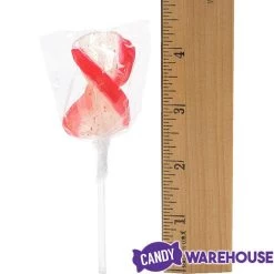 CurlyCutes Petite Crystal Ribbon Pops - Red Cherry: 20-Piece Jar -Candy Store curlycutes petite crystal ribbon pops red cherry 20 piece jar candy warehouse 3