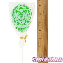Day Of The Dead Skull Hard Candy Lollipops: 12-Piece Bag 9 Day Of The Dead Skull Hard Candy Lollipops: 12-Piece Bag -Candy Store day of the dead skull hard candy lollipops 12 piece bag candy warehouse 4