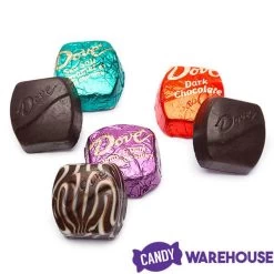 Dove Dark Chocolate Squares Assortment: 120-Piece Bag 8 Dove Dark Chocolate Squares Assortment: 120-Piece Bag -Candy Store dove dark chocolate squares assortment 120 piece bag candy warehouse 3