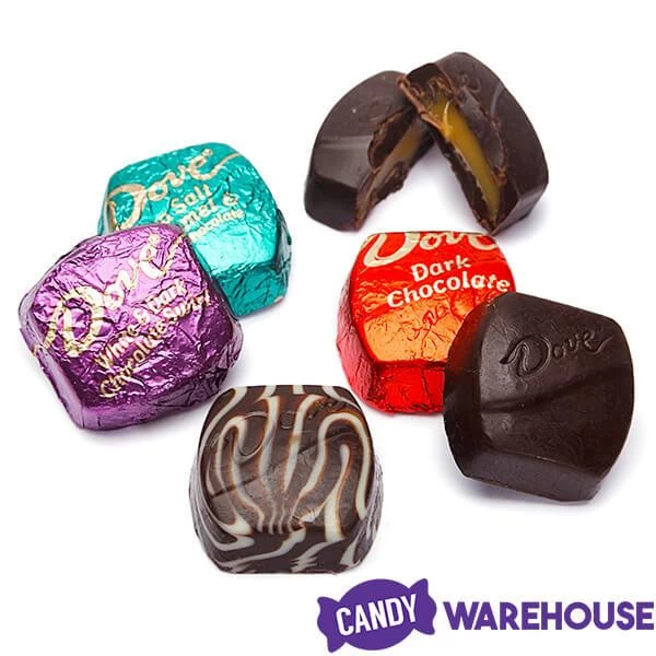 Dove Dark Chocolate Squares Assortment: 120-Piece Bag 6 Dove Dark Chocolate Squares Assortment: 120-Piece Bag - Image 4