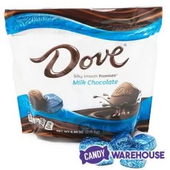 Dove Milk Chocolate Squares: 28-Piece Bag -Candy Store dove milk chocolate squares 28 piece bag candy warehouse 5