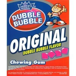 Dubble Bubble Chiclets Chewing Gum Tabs - Pink: 1.5LB Jar -Candy Store dubble bubble chiclets chewing gum tabs pink 1 5lb jar candy warehouse 6