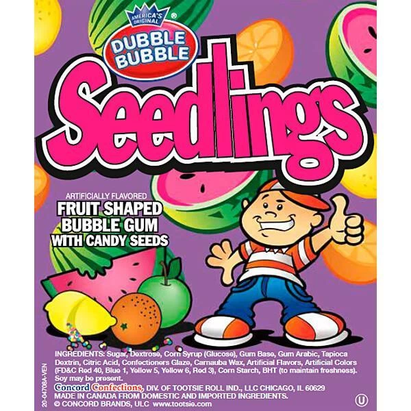 Dubble Bubble Fruit Shakers Gum With Seedlings: 850-Piece Case 7 Dubble Bubble Fruit Shakers Gum With Seedlings: 850-Piece Case - Image 5