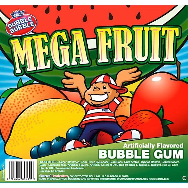 Dubble Bubble Mega Fruit 2-Inch Gumballs: 138-Piece Case 7 Dubble Bubble Mega Fruit 2-Inch Gumballs: 138-Piece Case - Image 5