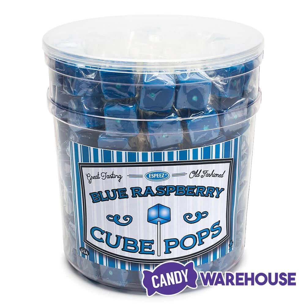 Espeez Cube Pop - Blue Raspberry: 100-Piece Tub 5 Espeez Cube Pop - Blue Raspberry: 100-Piece Tub - Image 3