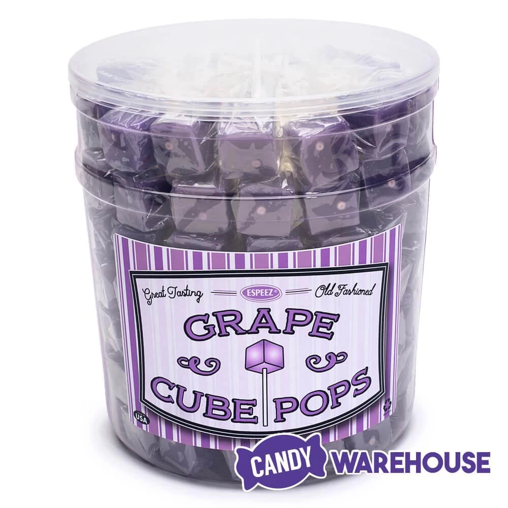 Espeez Cube Pop - Grape: 100-Piece Tub 5 Espeez Cube Pop - Grape: 100-Piece Tub - Image 3