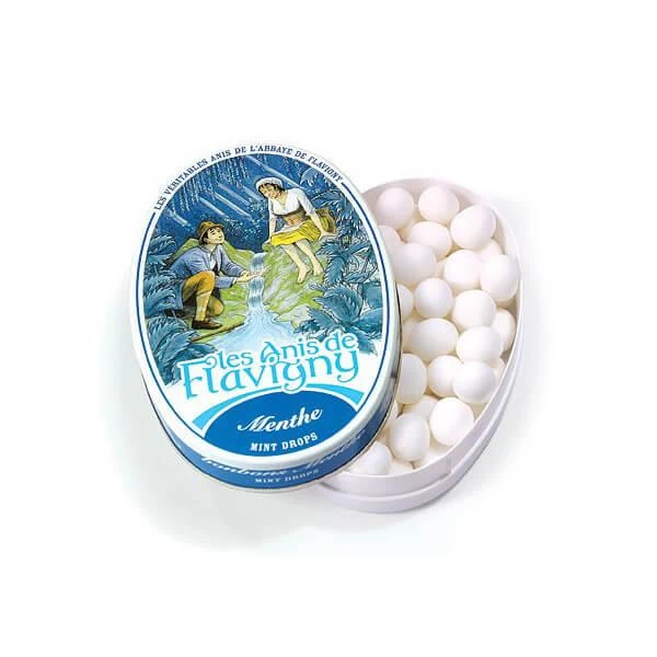 Flavigny Pastilles Candy Tins - Mint: 8-Piece Box 3 Flavigny Pastilles Candy Tins - Mint: 8-Piece Box