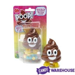 Flix Candy Wind-up Poop Emoji Candy Dispensers: 6-Piece Display -Candy Store flix candy wind up poop emoji candy dispensers 6 piece display candy warehouse 4
