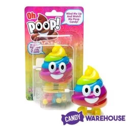 Flix Candy Wind-up Poop Emoji Candy Dispensers: 6-Piece Display -Candy Store flix candy wind up poop emoji candy dispensers 6 piece display candy warehouse 5