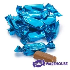 Foiled Caramel Candy - Blue: 180-Piece Bag -Candy Store foiled caramel candy blue 180 piece bag candy warehouse 4