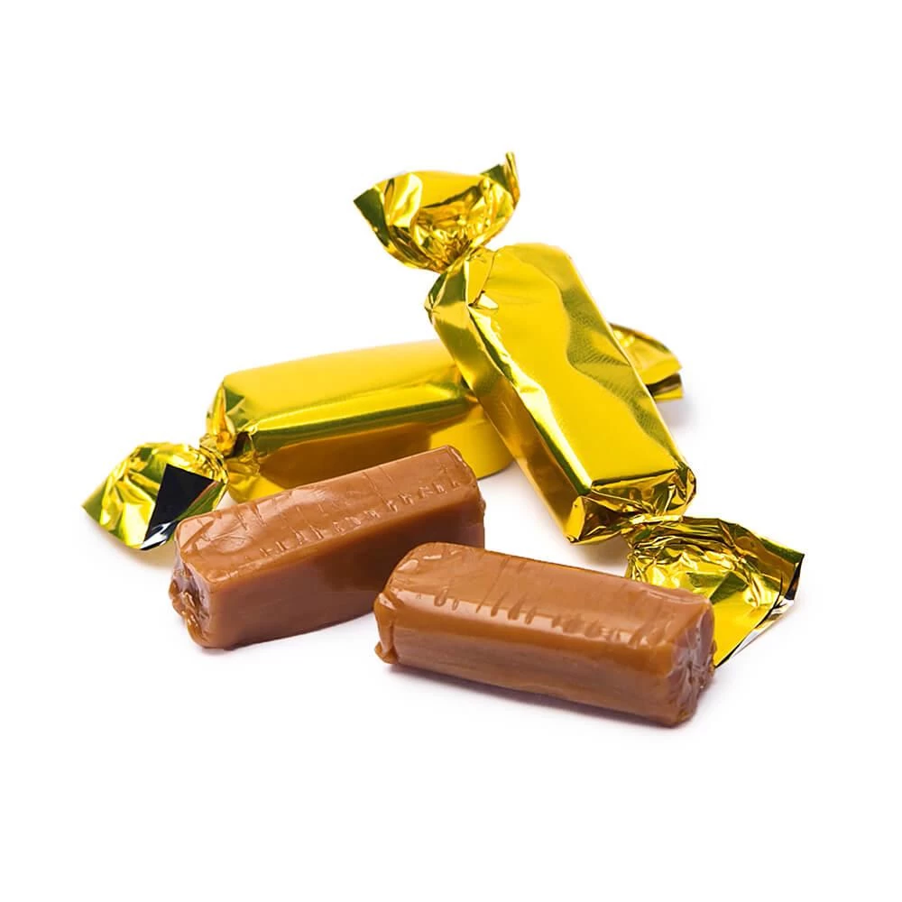 Foiled Caramel Candy - Gold: 180-Piece Bag 3 Foiled Caramel Candy - Gold: 180-Piece Bag