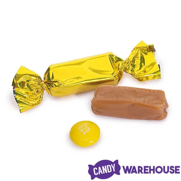 Foiled Caramel Candy - Gold: 180-Piece Bag 4 Foiled Caramel Candy - Gold: 180-Piece Bag - Image 2