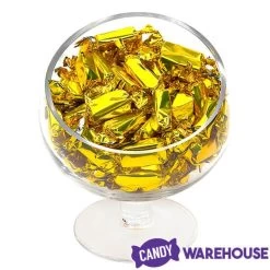 Foiled Caramel Candy - Gold: 180-Piece Bag 9 Foiled Caramel Candy - Gold: 180-Piece Bag -Candy Store foiled caramel candy gold 180 piece bag candy warehouse 3