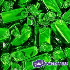 Foiled Caramel Candy - Green: 180-Piece Bag -Candy Store foiled caramel candy green 180 piece bag candy warehouse 5