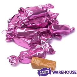 Foiled Caramel Candy - Hot Pink: 180-Piece Bag -Candy Store foiled caramel candy hot pink 180 piece bag candy warehouse 5