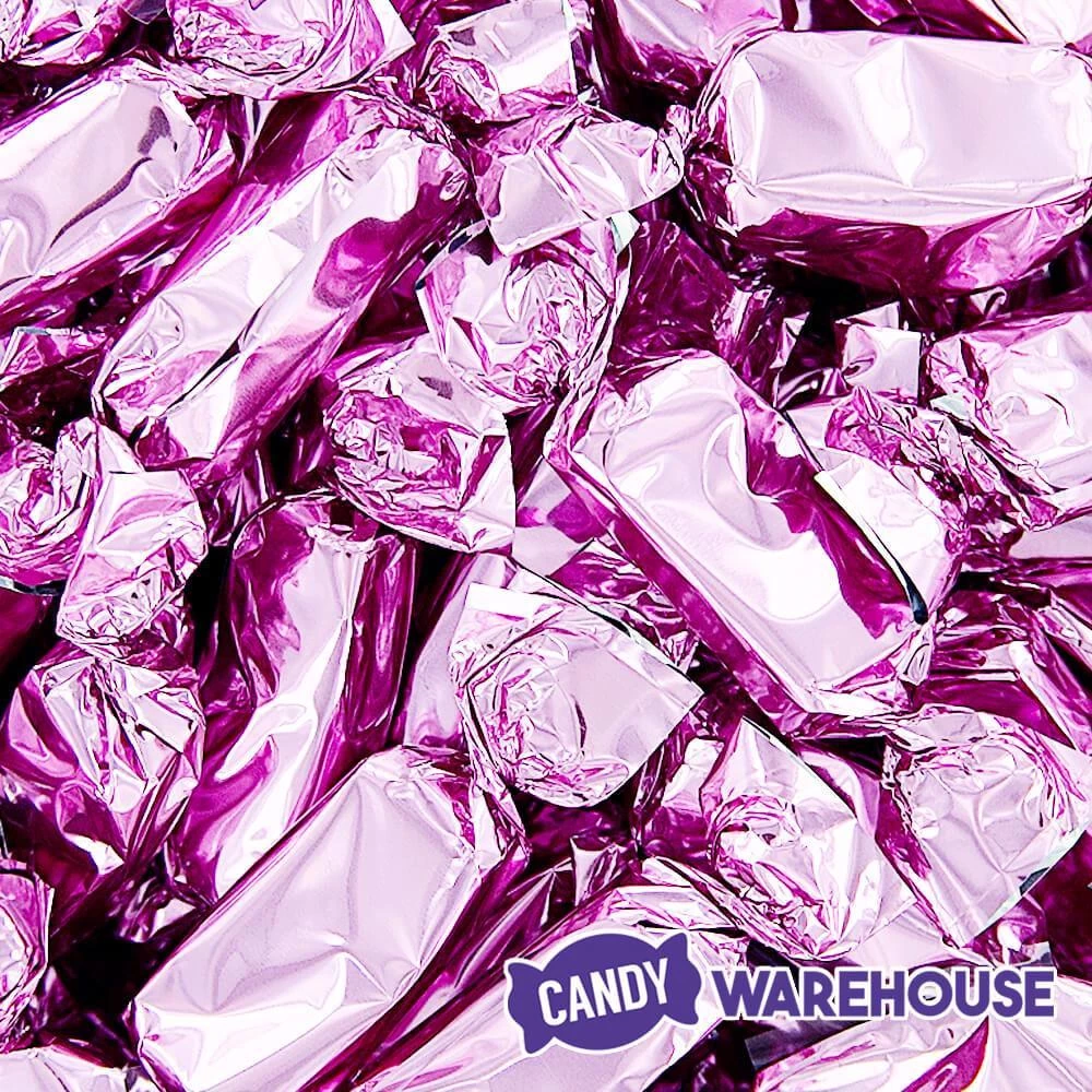 Foiled Caramel Candy - Light Pink: 180-Piece Bag 4 Foiled Caramel Candy - Light Pink: 180-Piece Bag - Image 2